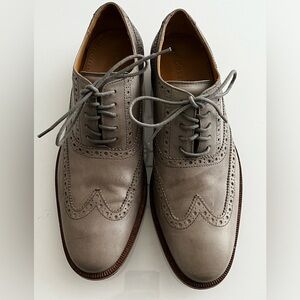 Cole Haan Grey Leather Wingtip Oxfords Men’s 8.5